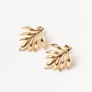 Arete Hoja Tropical Colgante