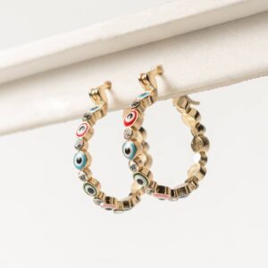 Arracada Classic Ojo Turco Multi